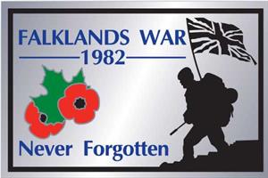 Falklands War Pin Lapel