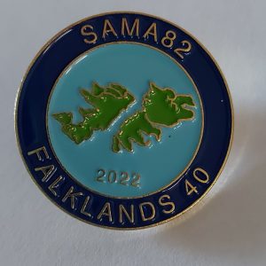 40th Anniversary Gilt Lapel Badge
