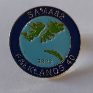40th Anniversary Gilt Lapel Badge (feat. South Georgia)